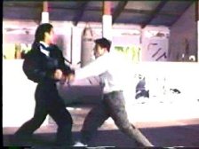 This clip is of Jet Li fighting Dick Wei in Dragon Fight. Dick is on the left in the picture. The file is 6.5 megs and downloads from Fortune City